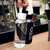 韩国创意水杯塑料杯男女士学生水瓶便携大容量随手杯简约太空杯子(磨砂白盖字母款+布袋 默认版本)第5张高清大图