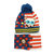 9i9 毛线帽子  宝宝帽子 儿童围巾2件套(红色)第5张高清大图