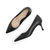 森达2021秋季新款商场同款气质通勤尖头细跟女单鞋婚鞋3EL01CQ1(黑色 39)第5张高清大图