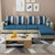 夏树 客厅小户型沙发M333(深蓝色 三人位+脚踏)第3张高清大图