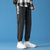 传奇保罗牛仔裤男潮牌2021年夏季薄款直筒宽松束脚休闲舒适长裤子（M-4XL）812302(黑色 4XL)第3张高清大图