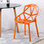 物槿 几何塑料椅子 YG-01(白色)第2张高清大图