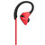 漫步者(EDIFIER) W296BT 蓝牙运动耳机 IPX5级防水 耳挂防脱落 酷黑红第3张高清大图