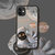 苹果12手机壳iPhone11Promax套12Pro全包镜头mini防摔max限量版pm潮牌网红个性创意3D宇航员卡通(苹果11Pro【幻夜黑】3D宇航员-肤感磨砂 默认版本)第2张高清大图