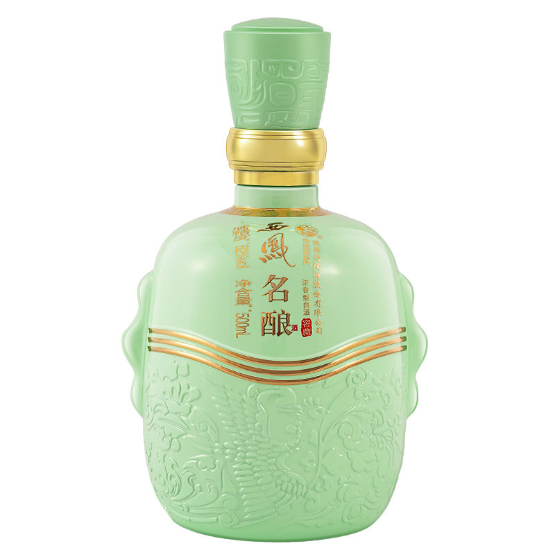西凤酒 西凤名酿窖藏 浓香型白酒 52度白酒整箱(内含双支手提袋3个)(1