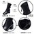 SUNTEK鞋中筒靴女加绒2021年冬季新款靴子短靴棉鞋高跟女鞋冬马丁靴(黑色 36)第5张高清大图