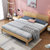 诱居 床 北欧现代简约1.2米儿童床 1.5米现代小户型卧室家具 全实木床1.8米双人床(1.2米-原木色 单床)第4张高清大图