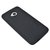 小破孩（POBABY）简约皮革纹系列HTC One保护壳（黑色）第2张高清大图