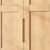 斯蒂朗 H02 实木两门衣柜 北欧收纳衣橱储物柜 现代简约卧室家具(胡桃色 默认)第4张高清大图