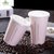 韩版樱花粉纸杯 一次性奶茶纸杯咖啡纸杯 一次性奶茶(8A 250ML 带白开500套)第5张高清大图