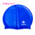 雅凯诗 硅胶泳帽 柔软舒适防水耐用时尚大标游泳帽装备(黑色 成人)第4张高清大图