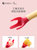 beeshum贝斯哈姆婴儿勺子学吃饭儿童可弯曲辅食勺餐具宝宝训练勺(红色 颜色)第5张高清大图