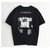 夏季男装短袖t恤男生潮牌创意印花oloey纯棉半袖T恤衫(黑色 XL)第5张高清大图