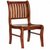 亿景鸿基 实木办公椅木条椅职员椅老板椅实木椅(海棠色 YH-298)第4张高清大图