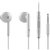 荣耀 AM115 半入耳式耳机 白色 多出音孔调音系统 佩戴舒适 三键线控第2张高清大图
