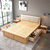 诱居 床 时光极简北欧实木床 原木色橡胶木现代简约软件靠床铺1.8米日式双人1.5m单人床(1.8米 床+床垫)第4张高清大图