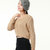 东大门女式新款时尚都市性感短款镂空长袖纯色毛衣百搭针织衫(巧克力色 均码)第5张高清大图