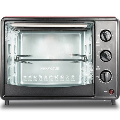 九阳（Joyoung） KX-32J92A烤箱 家用多功能电烤箱32升大容量带烤叉 红色