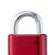 苏识 ZCD6501-6504红 短梁锌合金底部密码锁（计价单位：个） 红色第5张高清大图