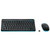罗技（Logitech）无线鼠标键盘套装 USB电脑笔记本迷你键鼠超薄款(黑色 MK245 NANO)第2张高清大图