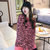 MISS LISA外穿斑马纹宽松上衣韩版休闲设计感小众卫衣C222(粉红色 S)第3张高清大图