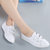 大盛公羊女士韩版搭扣浅口女款小白鞋 学生板鞋秋季款DSA6301(白色 40)第2张高清大图