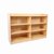 巢湖华美幼儿园实木柜儿童收纳柜储物柜玩具柜HM-ETG04六格柜1200*300*800mm(默认)第2张高清大图