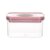 Neoflam保鲜盒密封储物罐透明收纳食品家用储物盒(AS材质粉色）(粉色 0.55L)第2张高清大图