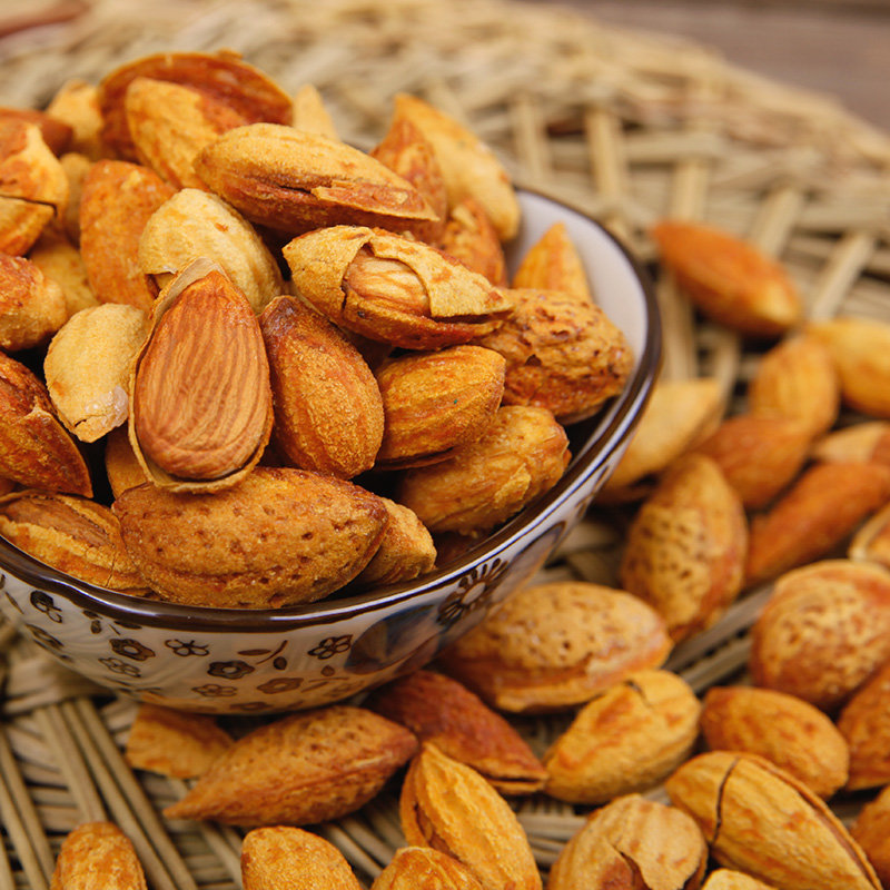 健康零食开口巴旦木皮薄肉厚入口酥脆香108g一袋装巴丹木108g薄壳肉厚