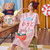 【俞兆林】 萌趣草莓小人睡衣女夏季短袖可爱可外穿2021年新款女士家居服套装 36024(粉红色 XL)第4张高清大图