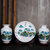 景德镇陶瓷器三件套小花瓶现代中式客厅电视柜插花工艺品装饰摆件(雪景)第4张高清大图
