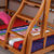 御品工匠中式实木子母床橡木儿童床上下铺双层床高低床家具母子床F065(不带书架 1.2*1.9M)第4张高清大图