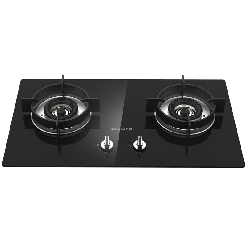 万和(vanward) jzy-cl06 黑色 钢化玻璃 多孔双喷直火