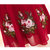 VEGININA 韩版时尚气质修身收腰雪纺连衣裙 9517(红色 M)第5张高清大图