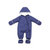Oissie 奥伊西 0-2岁宝宝连帽夹棉连体衣(66厘米（建议0-6个月） 浅蓝)第2张高清大图