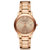 全球购 巴宝莉（BURBERRY）手表 时尚潮流钢带圆盘日历石英表 女表 BU9034(金色 钢带)第2张高清大图