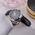 卡西欧（CASIO）手表 SHEEN施华洛世奇仿水晶点缀简洁时尚太阳能钢带女表 SHS-4522D-1A(银色1 皮质)第4张高清大图