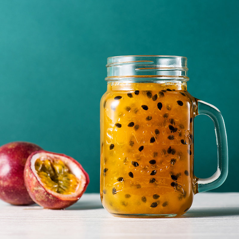 福事多蜂蜜百香果茶240g瓶冲饮花果茶百香果茶百香果茶240g