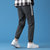 传奇保罗牛仔裤男潮牌2021年夏季薄款直筒宽松束脚休闲舒适长裤子（M-4XL）812302(黑色 2XL)第2张高清大图