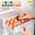 鸡蛋收纳盒抽屉式冰箱用食品级保鲜盒鸡蛋格收纳箱厨房收纳神器(单层带盖款大号3个装【可放102颗】 默认版本)第5张高清大图