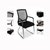 巢湖华美办公椅会议椅HM-Y12网布网椅(黑色 会议椅)第5张高清大图