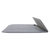 BUBM 笔记本电脑内胆包女14英寸苹果MacBook Pro保护套简约公文包(浅灰-深灰 15.6英寸)第7张高清大图