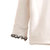 贝壳元素宝宝长袖T恤 冬装新款女童童装儿童加绒加厚打底衫txa057(90 乳白色)第4张高清大图