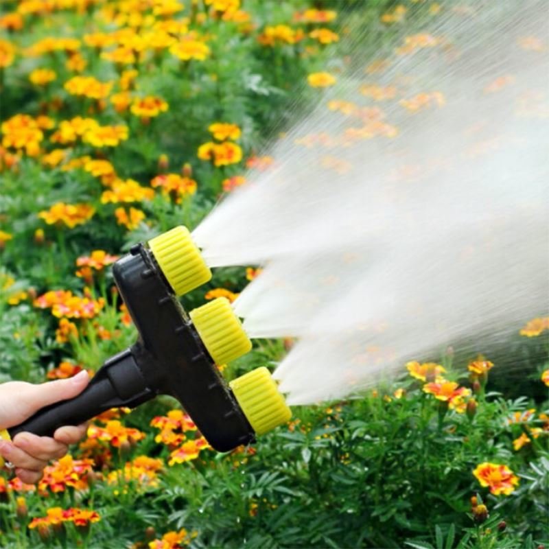 水泵塑料大棚雾化育苗浇花绿化园林农用汽油机喷水降温喷头5头浇水