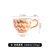 陶瓷早餐杯燕麦杯大容量高颜值水杯女可爱微波炉加热牛奶咖啡杯子420ML(春-姹紫嫣红)第3张高清大图