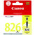 佳能(Canon) CLI-826 墨盒 CMY 彩色 原装耗材 适用6580/4980/4880/6280/5180第5张高清大图