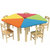 利尚 JD-320儿童桌三角组合桌(默认 默认)第5张高清大图