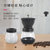 小型手磨咖啡机家用热卖可水洗玻璃磨豆机便携式手摇咖啡豆研磨机(咖啡色)第3张高清大图