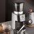 电动意式咖啡磨豆机研磨机可定量单品手冲家用研磨器商用家用咖啡磨粉机(银色（全能型）)第2张高清大图