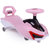 炫酷闪光LED灯儿童扭扭车 简约有型1-8岁男女孩平衡防侧翻助步车(粉红色)第4张高清大图